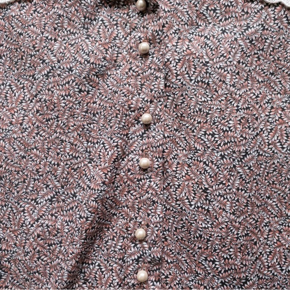 Vintage Rhonda Lee Prairie Style Button Down Blouse - Picture 4 of 9